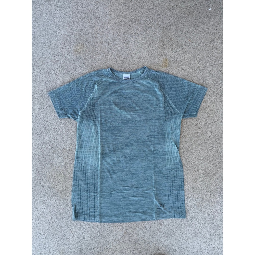 Gymshark Vital Seamless MensXS T-Shirt Mens Sage Green Marl Athletic Training